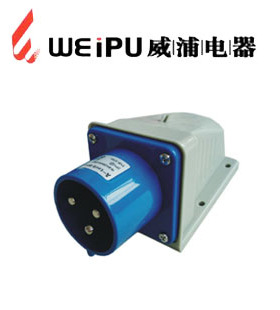 WEIPU 威浦 TYP681 3芯 2P+E 航空 明装器具输入插座 32A IP44