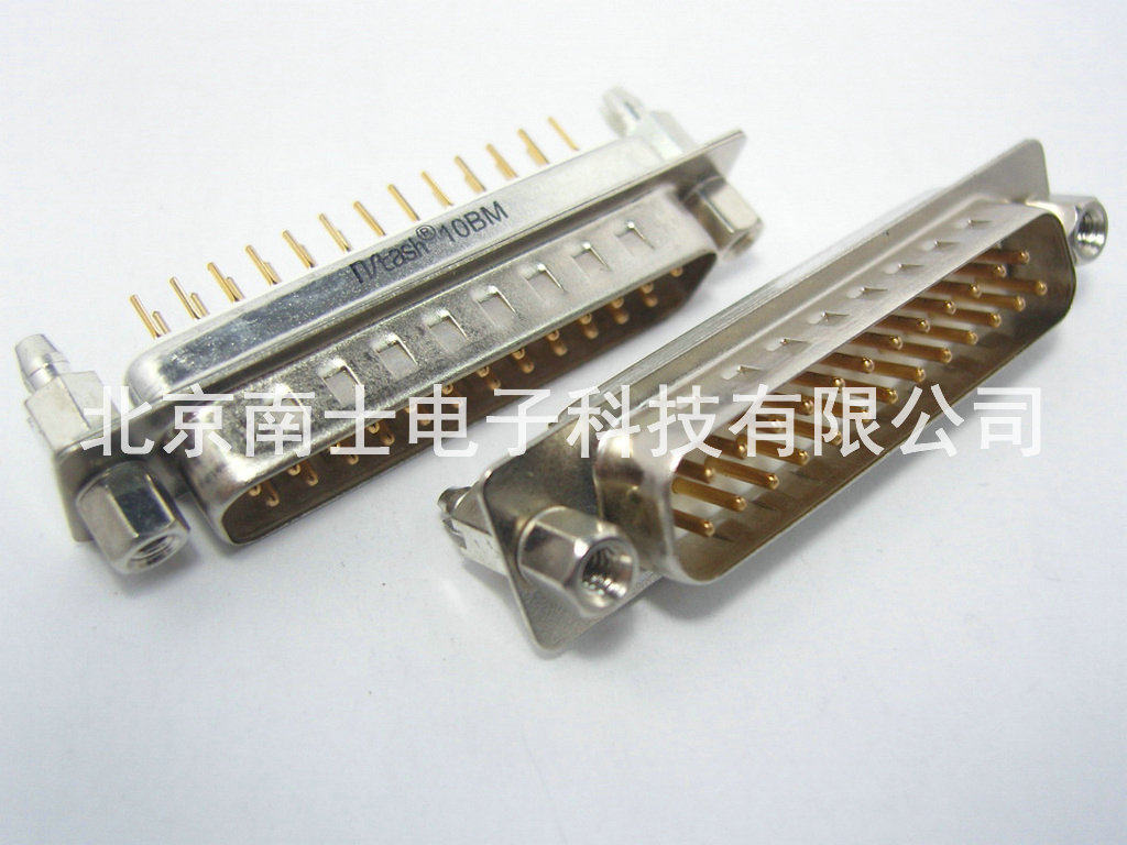 精工南士 镀金铆鱼叉DP25公头 DB25针 COM口接头插板式焊板式并口