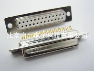 镀金并口RS232 DB25孔 COM口接头 传统 精工南士 焊线式 DB25母头