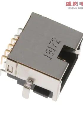 原装正品2041411-1[RJ45 W/ LED, TAB UP, OFFSET, DIP]