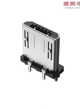 原装正品USB3150-30-130-A[ B PLUG, VERTICAL, TH, 30