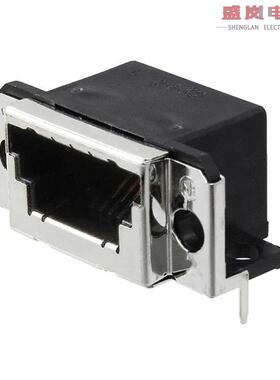 原装正品1-1761185-2[CONN MOD JACK 6P R/A SHLD]