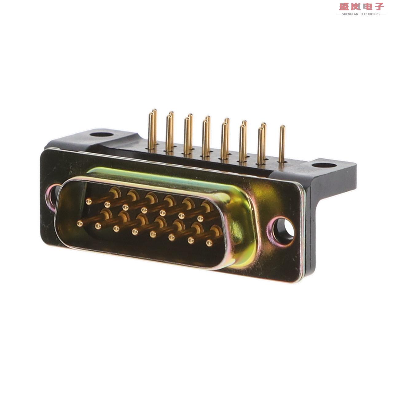 原装正品DAMM-15P-L[CONN D-SUB PLUG 15POS R/A SLDR]