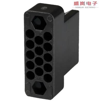 原装正品201355-1[CONN 14POS BLACK PNL MNT]