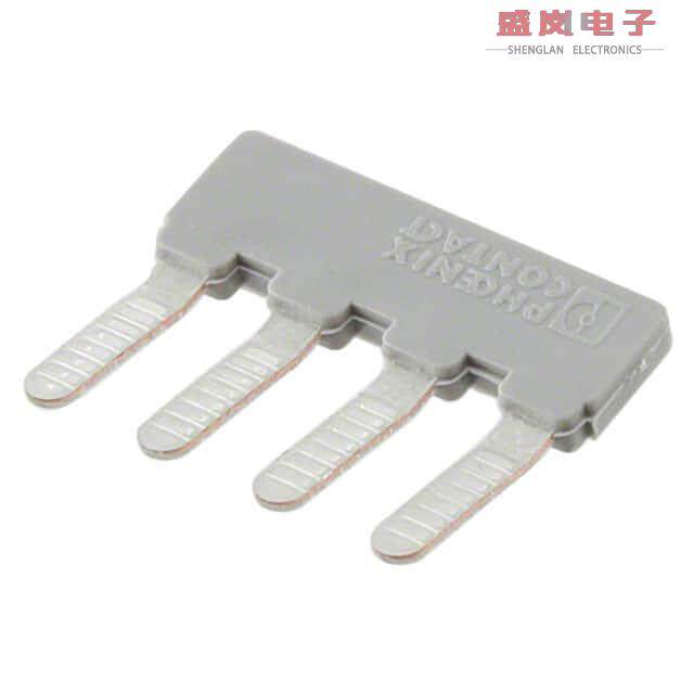 原装正品1733185[JUMPER TERM BLK 4POS FLAT PIN]