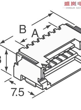 原装正品SM14B-ZESS-TB(LF)(SN)[CONN HEADER SMD R/A