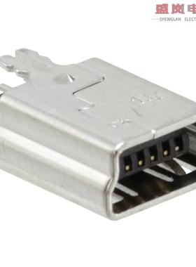 原装正品1734753-1[CONN RCPT USB2.0 MINI B VERT]