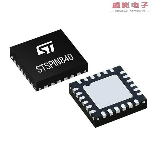 原装正品STSPIN840[IC MOTOR DRIVER 7V-45V 24TQFPN]