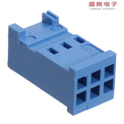 原装正品281839-3[CONN RCPT HSNG 3X2POS IDC .100]