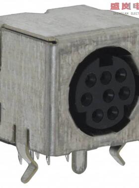 原装正品5749232-1[CONN RCPT FMALE MINI DIN 8P SLDR]