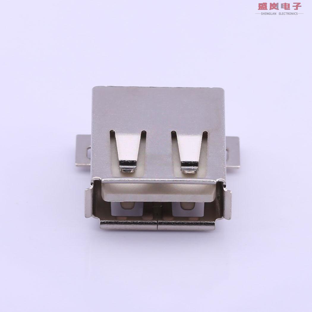 原装正品U-USBAM04P-F000[Type-A 母座 卧贴