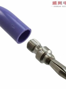 原装正品108-0312-001[CONN BANANA PLUG SLDRLESS VIOLET]