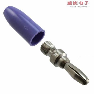 原装正品108-0312-001[CONN BANANA PLUG SLDRLESS VIOLET]