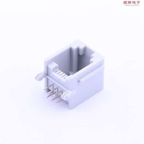 原装正品R-RJ11R06P-A801[RJ11 电话插座 6P6C-带边