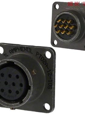 原装正品PT02A-12-10S[CONN RCPT FMALE 10P SOLDER CUP]