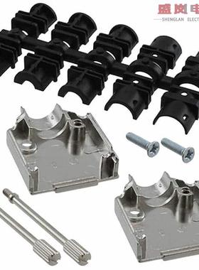 原装正品L17DTZK09KFMT[CONN BACKSHELL 9POS 180DEG SILV]