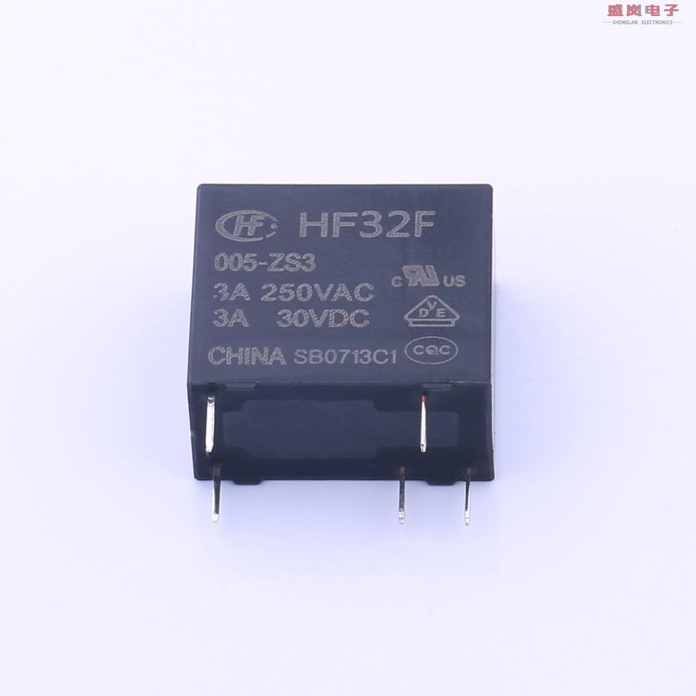 原装正品HF32F/005-ZS3(555)[功率继电器 10A SPDT 5VDC]