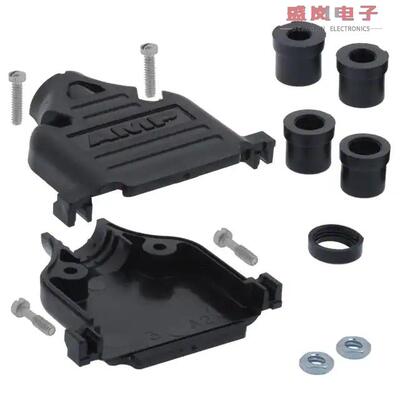 原装正品5748678-3[CONN BACKSHELL 25POS 180DEG BLK]