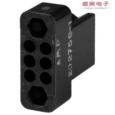 原装正品202758-1[CONN 6POS BLACK PNL MNT]