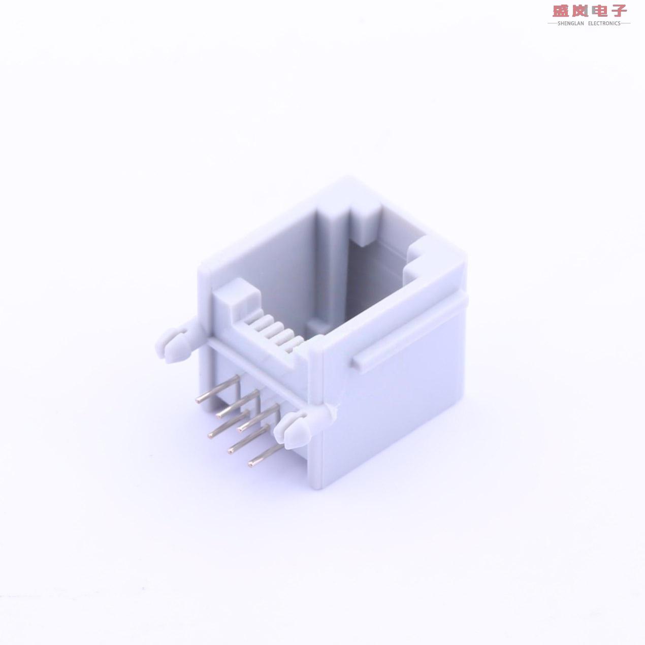 原装正品R-RJ11R06P-A801[RJ11 电话插座 6P6C-带边