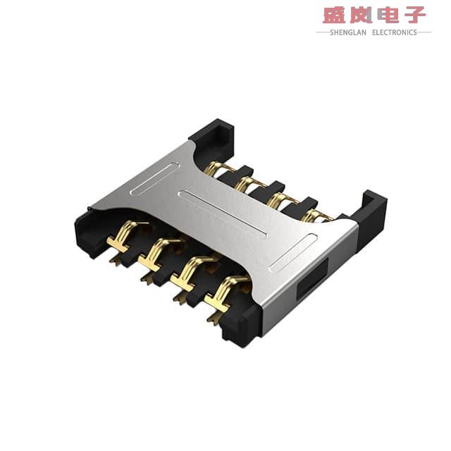 原装正品SIM7050-8-0-00-A[ SIM PUSH-PULL, 8P, SMT, 2.]