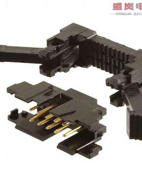 原装正品1-111504-4[CONN PLUG 10P IDC 26-28AWG GOLD]