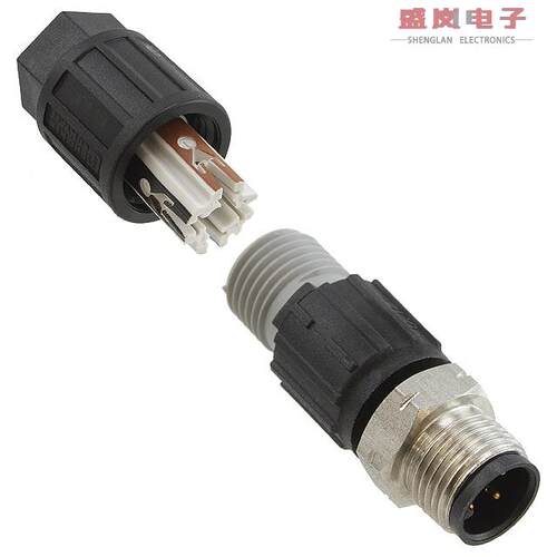 原装正品1440753[CONN PLUG MALE 4POS GOLD IDC]