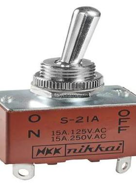 原装正品S21A[拨动 ON-NONE-OFF DPST SOLDER LUG]