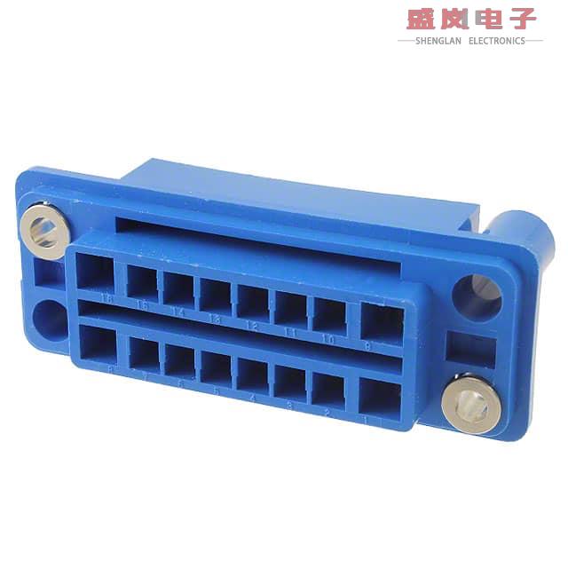 原装正品5172068-3[CONN RCPT HSG DRAWER 16POS BLUE]