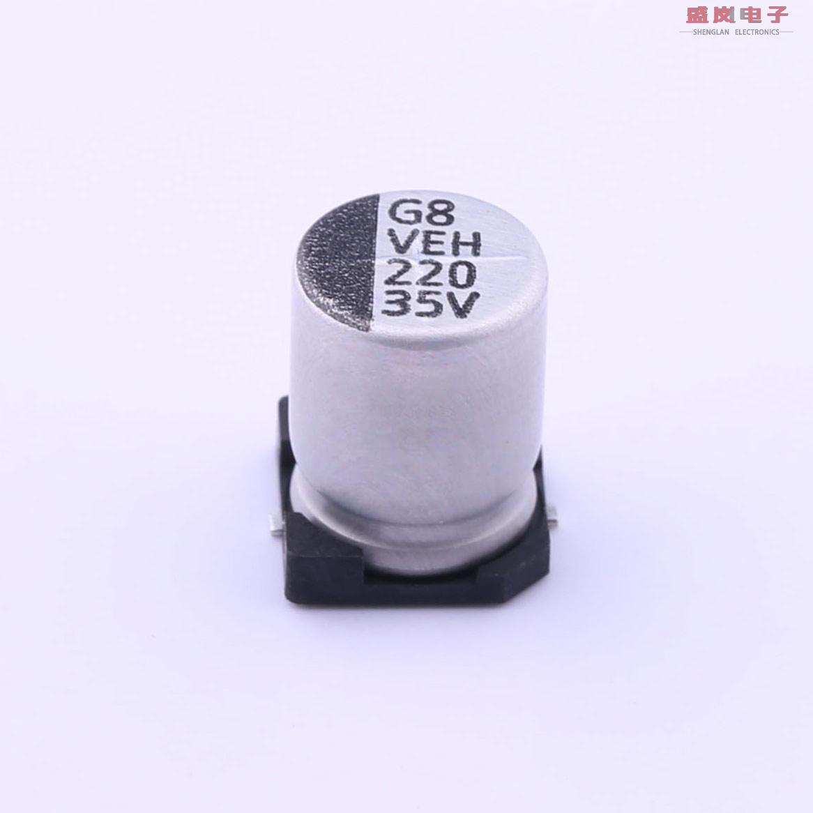 原装正品VEH221M1VTR-0810[贴片铝电解电容 20% - 35V