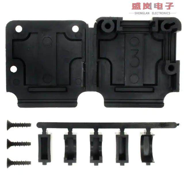 原装正品207345-1[CONN BACKSHELL 25P 90/180DEG BLK]