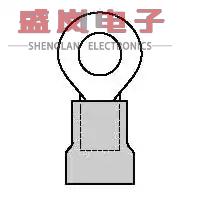 原装正品19070-0090[端子 RING TONGUE STUD 10 14-16 AWG]