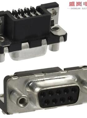 原装正品D09S33E4GV00LF[CONN D-SUB RCPT 9POS R/A SLDR]
