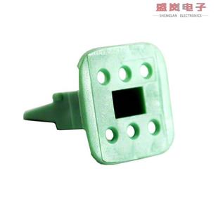 CONN PLUG WEDGE 原装 GREEN AW6S 6POS 正品