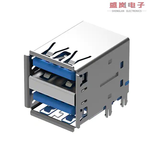原装正品USB1100-30-A[USB3.0 A DUAL SKT, THRU HOLE, R/]