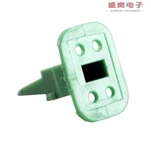 CONN PLUG WEDGE 原装 GREEN AW4S 4POS 正品