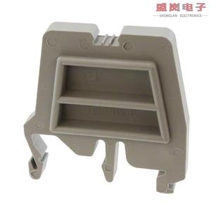 END 2130428 GRY RAIL PLATE BLK TERM CONN 正品 原装