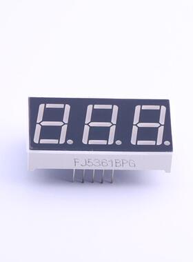 原装正品FJ5361BPG[LED共阳数码管0.56寸，3位，翠绿色高亮]