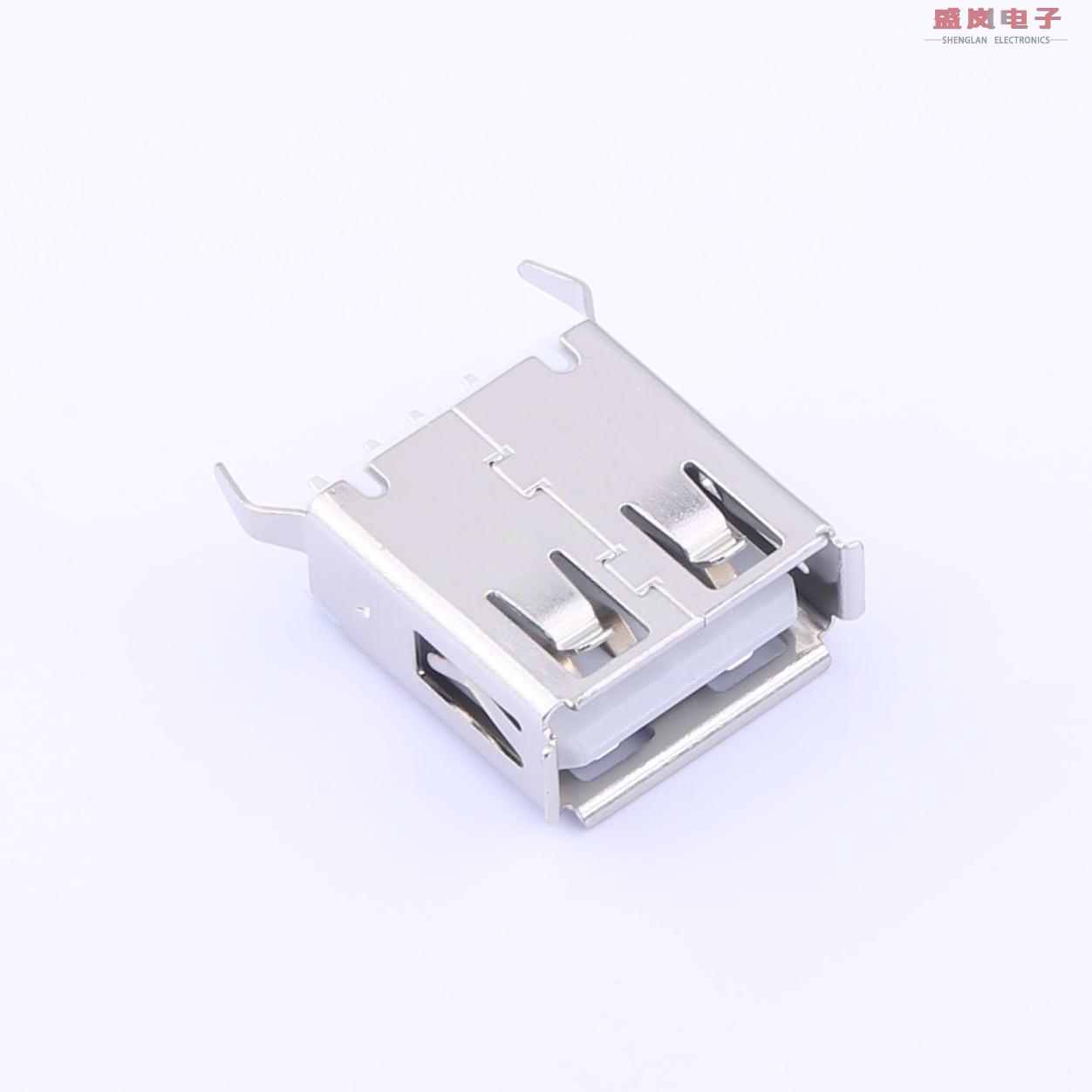 原装正品U-USBAS04P-F004[USB-A/F-1*4PH=13.5mm180