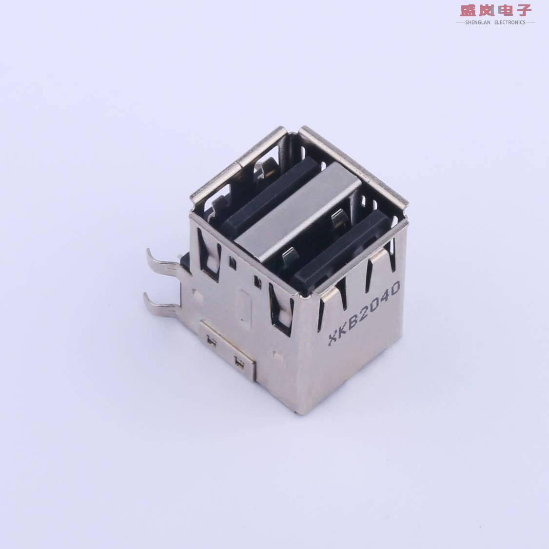 原装正品U224-081N-1BR61[Type-A 母座 弯插 双层 铜壳]