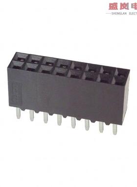 原装正品534206-8[CONN RCPT 16POS 0.1 GOLD PCB]