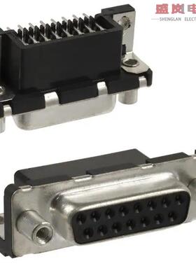 原装正品D15S33E4GV00LF[CONN D-SUB RCPT 15POS R/A SLDR]