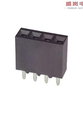 原装正品534237-2[CONN RCPT 4POS 0.1 GOLD PCB]