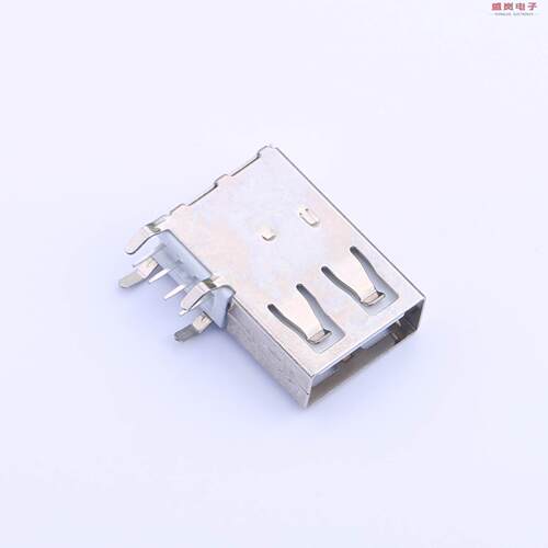 原装正品USB-U263-BWS[USB 2.0 AF 90度DIP 侧插长体19.6]