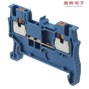 FEED 3208126 26AWG THRU BLK TERM CONN 正品 原装