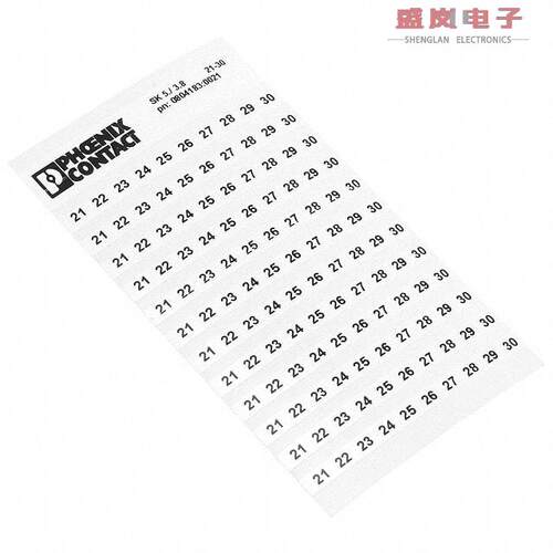 原装正品0804183:0021[ADHESIVE MARKER CARD 21-30]