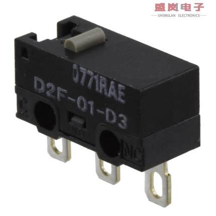 原装正品D2F-01-D3[SWITCH SNAP ACT SPDT 100MA 30V]