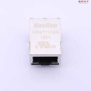 原装正品HR911103A[单端口RJ45 集成了磁