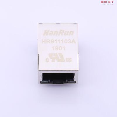 原装正品HR911103A[单端口RJ45 集成了磁