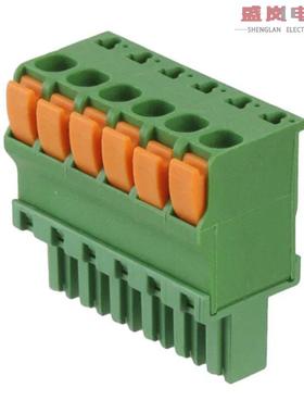 原装正品1986720-6[TERM B PLUG 6POS STR 3.81MM]